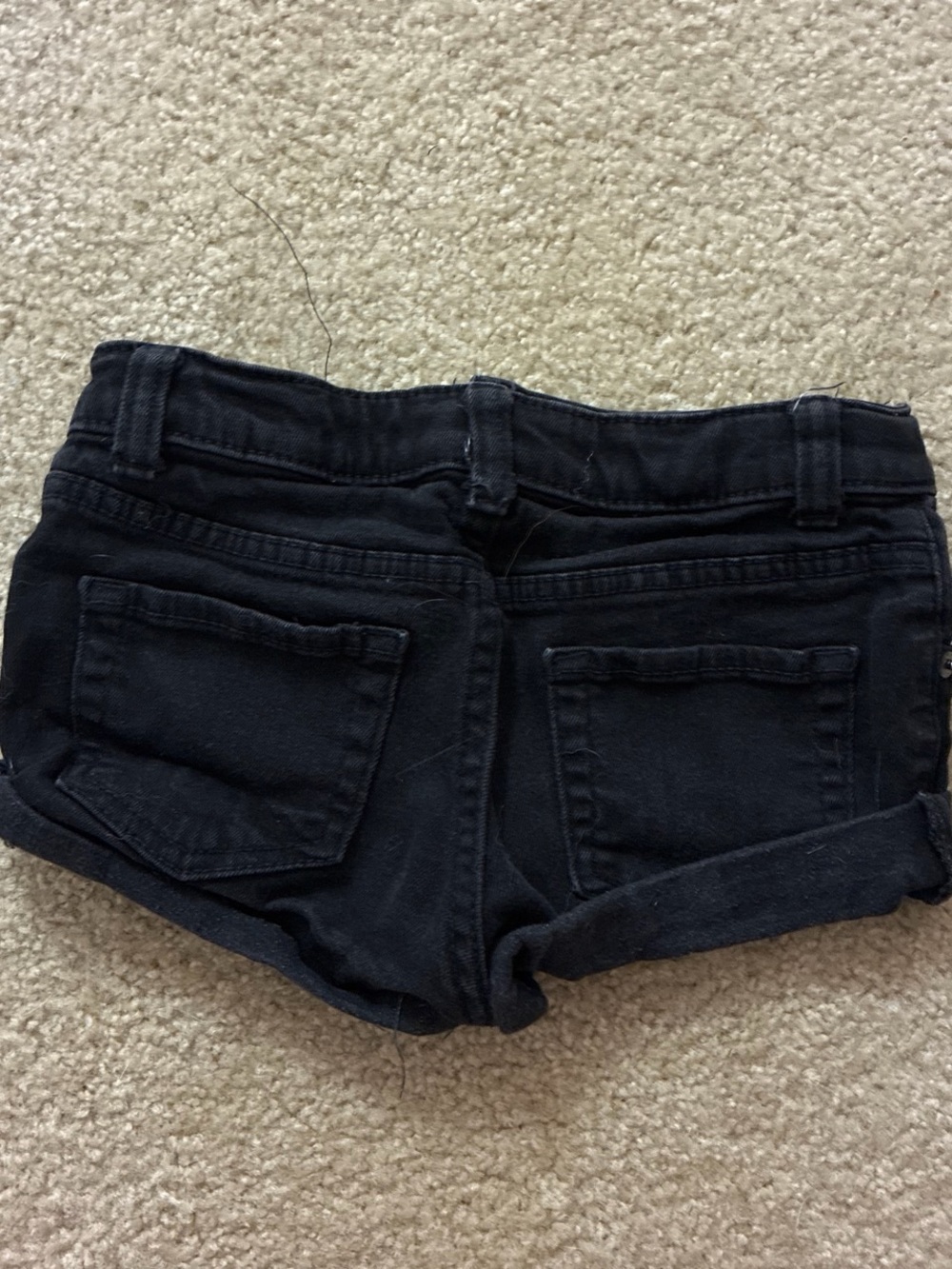 Target Black Denim Jean Shorts xxsmall